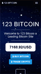 Mobile Screenshot of 123bitcoin.com